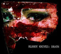 the album cover for Bloody Knives - Death