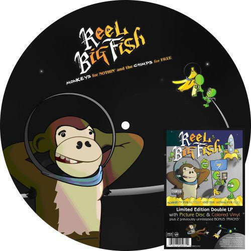 the album cover for Reel Big Fish - Monkeys for Nothin