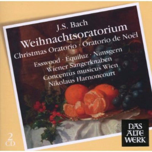 the album cover for Bach JS / Eswood / Vienna Cm / Harnoncourt - Bach J.S: Christmas Oratorio