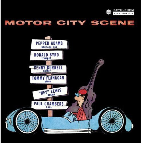 the album cover for Byrd/Adams - Motor City Scene