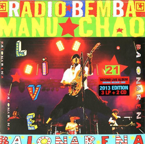 the album cover for Manu Chao - Baionarena