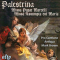 the album cover for Pro Cantione Antiqua - Missa Papae Marcelli / Missa Assumpta Est Maria