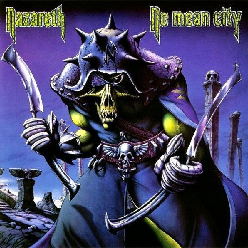 the album cover for Nazareth - No Mean City