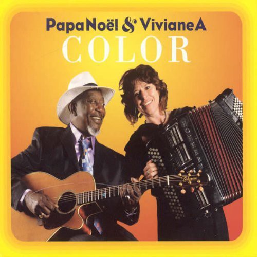 the album cover for Papa Noel & Viviane A - Color