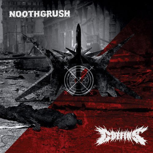 the album cover for Noothgrush/Coffins - Split
