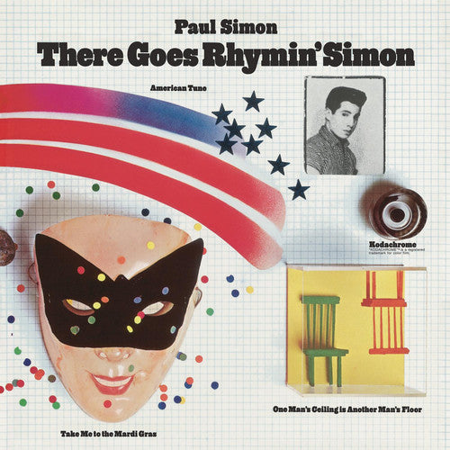 the album cover for Paul Simon - There Goes Rhymin' Simon
