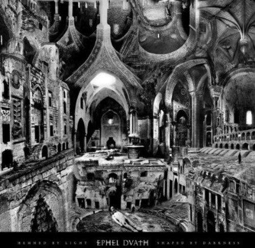 the album cover for Ephel Duath - Hemmed By Light, Shaped By Dark
