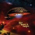 the album cover for Boston - Life, Love & Hope