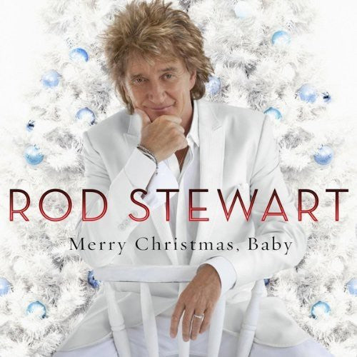 the album cover for Rod Stewart - Merry Christmas Baby [Deluxe Edition] [CD/DVD]