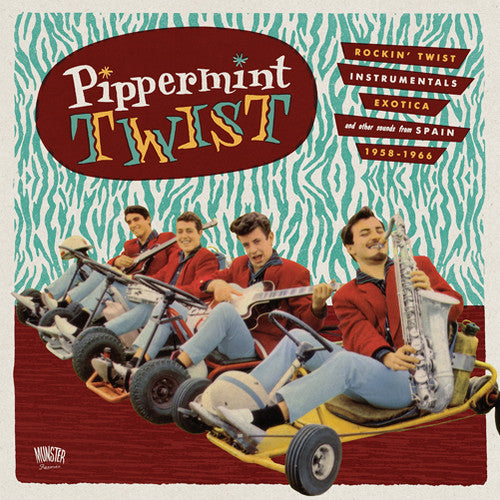 the album cover for Pipperment Twist Rockin Twist Instrumentals Exot - Pipperment Twist: Rockin Twist Instrumentals / Various