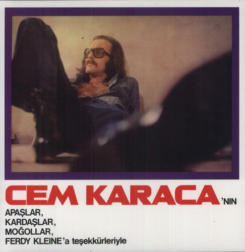 the album cover for Cem Karaca - Apaslar Kardaslar Mogollar Ferdy Klein Orkestrasi