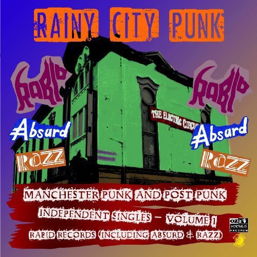 the album cover for Rainy City Punks Manchester Punk & Post Punk Inde - Rainy City Punks