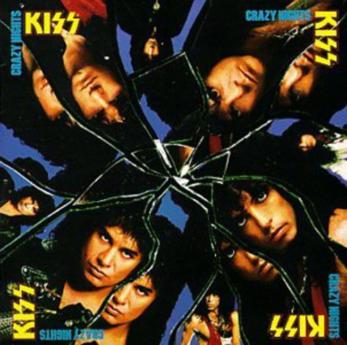 the album cover for KISS - Crazy Nights (remastered)