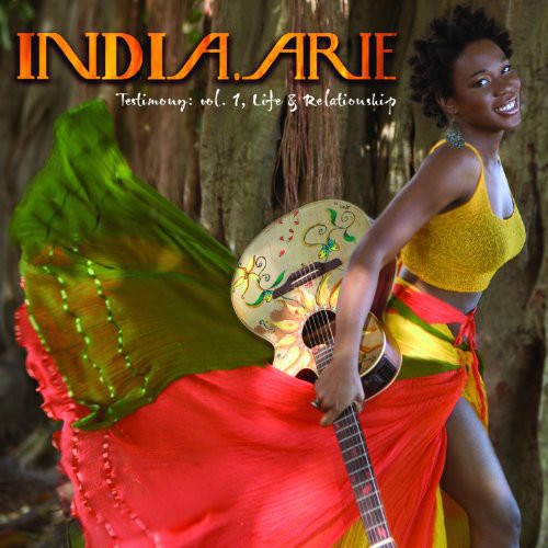 the album cover for India.Arie - Testimony 1: Life & Relationship