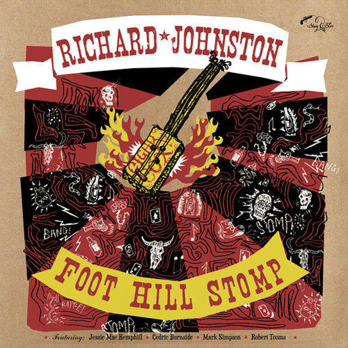 the album cover for Richard Johnston - Foot Hill Stomp