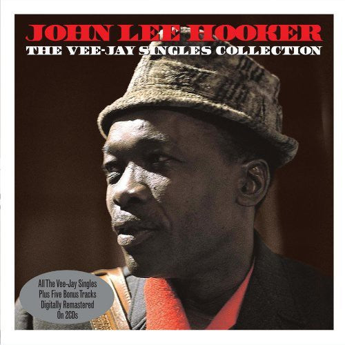 the album cover for John Lee Hooker - Vee Jay Singles Collection [Import]