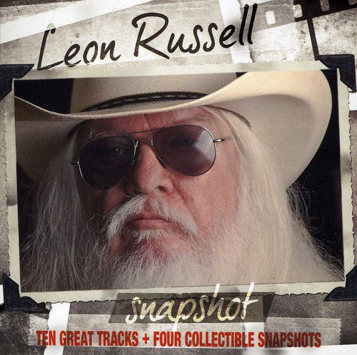 the album cover for Leon Russell - Snapshot