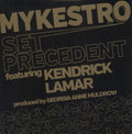 the album cover for Mykestro - Set Precedent