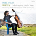 the album cover for Zuill Bailey - Britten: Cello Symphony / Cello Sonata