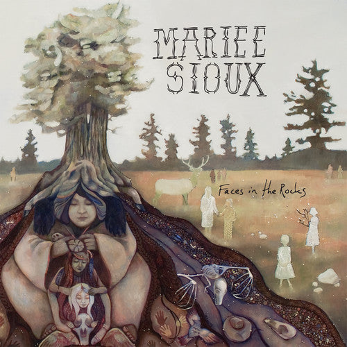 the album cover for Mariee Sioux - Faces in the Rocks