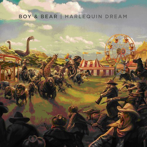 the album cover for Boy & Bear - Harlequin Dream [Special Edition Vinyl]