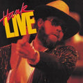 the album cover for Hank Williams Jr. - Hank Live