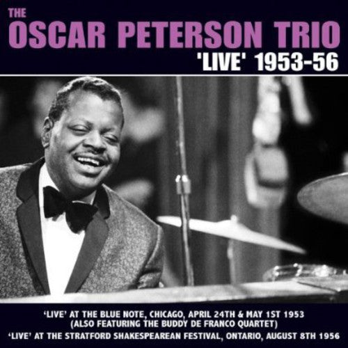 the album cover for The Oscar Peterson Trio - Trio: Live 1953-56