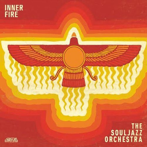 the album cover for Souljazz Orchestra - Inner Fire