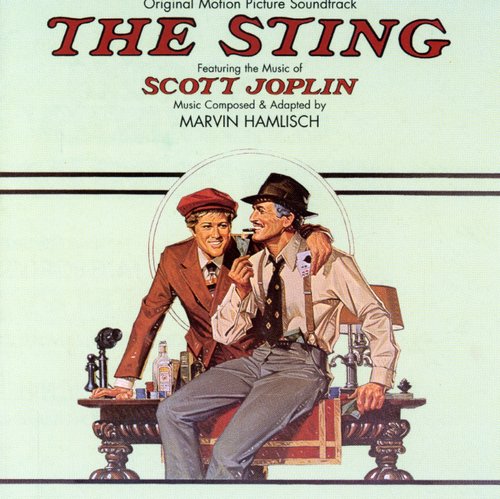the album cover for Marvin Hamlisch - The Sting (25th Anniversary Edition) (Original Soundtrack)