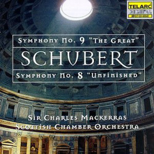 the album cover for F. SCHUBERT - Symphony 9 Great / Symphony 8 Unfinished