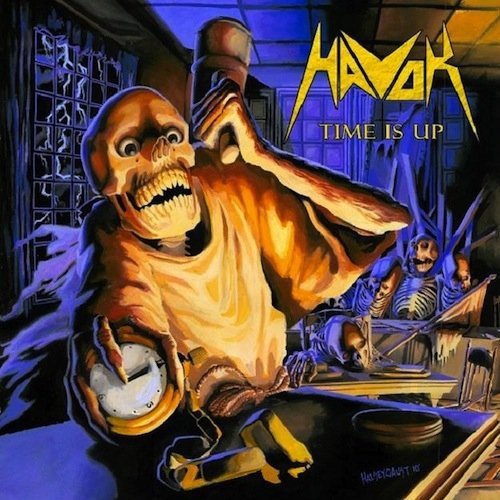 the album cover for Havok - Time Is Up