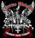 the album cover for Chrome Division - Infernal Rock Eternal