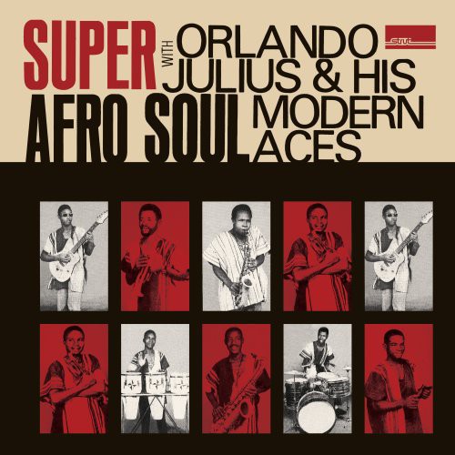 the album cover for Orlando Julius & His Modern Aces - Super Afro Soul