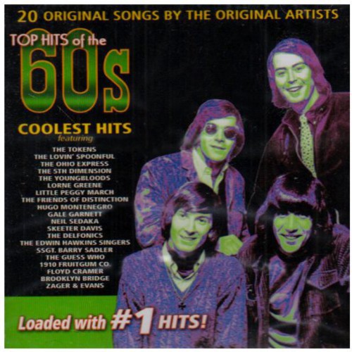 the album cover for Top Hits Of The 60s Coolest Hits / Various - Top Hits Of The 60's: Coolest Hits