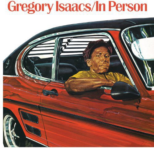 the album cover for Gregory Isaacs - In Person
