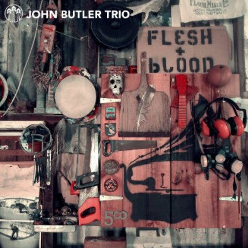 the album cover for The John Butler Trio - Flesh and Blood