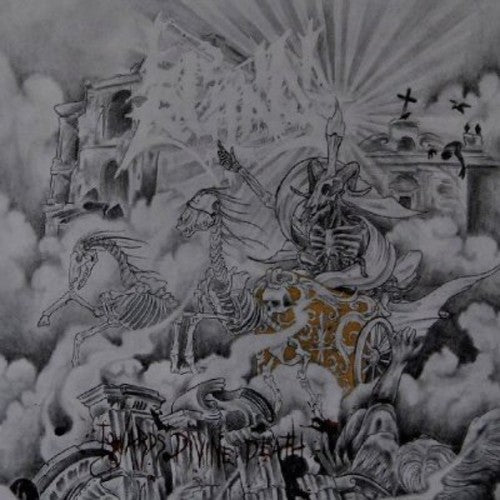 the album cover for Lie In Ruins - Towards Divine Death