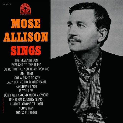 the album cover for Mose Allison - Mose Allison Sings