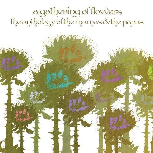 the album cover for The Mamas & The Papas - Gathering Of Flowers-The Anthology Of The Mamas &