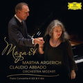 the album cover for Mozart / Argerich / Abbado / Orchestra Mozart - Piano Concert