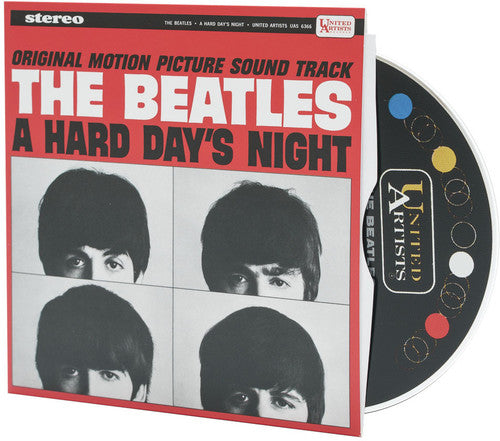 the album cover for The Beatles - A Hard Day's Night [Soundtrack] [The U.S. Album]