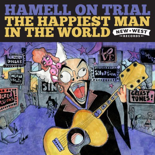 the album cover for Hamell On Trial - The Happiest Man In The World [Vinyl]