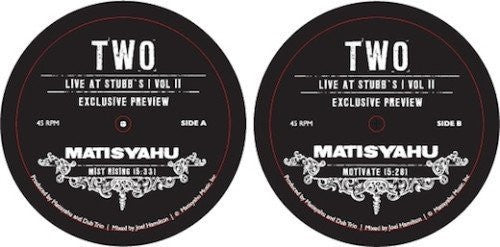 the album cover for Matisyahu - Two [Single] [Clear Plastic Sleeve]