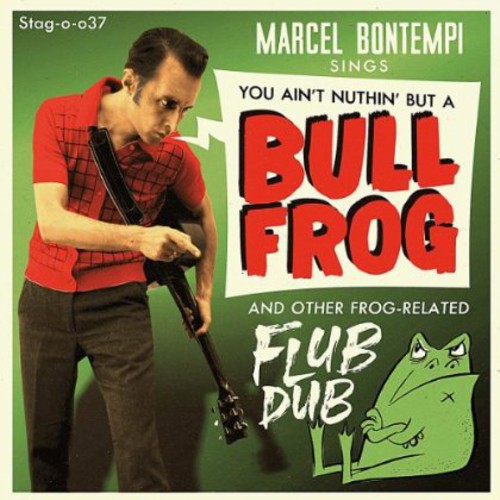 the album cover for Marcel Bontempi - Bull Frog