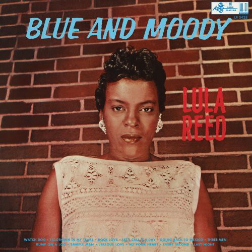 the album cover for Lula Reed - Blue and Moody