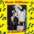 the album cover for Hank Williams - 20 Greatest Hits 1