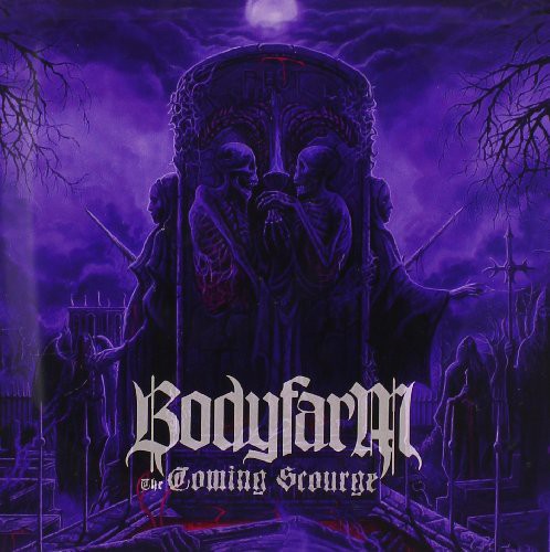 the album cover for Body Farm - The Coming Scourge