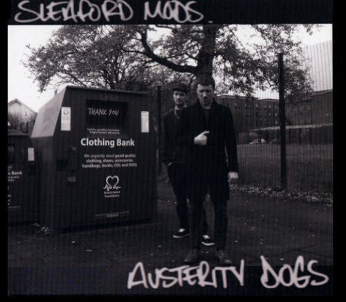 the album cover for Sleaford Mods - Austerity Dogs