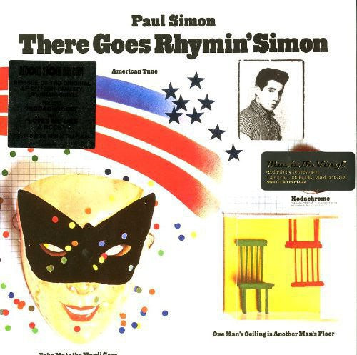 the album cover for Paul Simon - There Goes Rhymin' Simon (Hol)