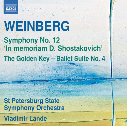the album cover for Vladimir Lande - Symphony No.12 in Memory of Dmitry Shostakovich
